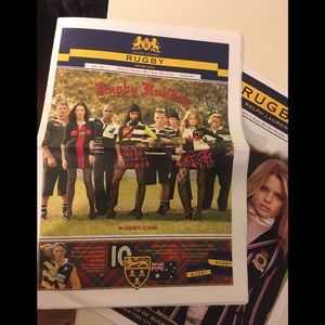 Rugby Ralph Lauren Two (2) Colored Newspapers RARE